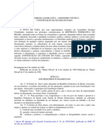 Constitucao Estadual do Pará 1989