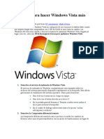 10 trucos para hacer Windows Vista más Rápido