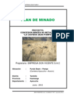 101857904 Plan de Minado Cantera Dean Pampa