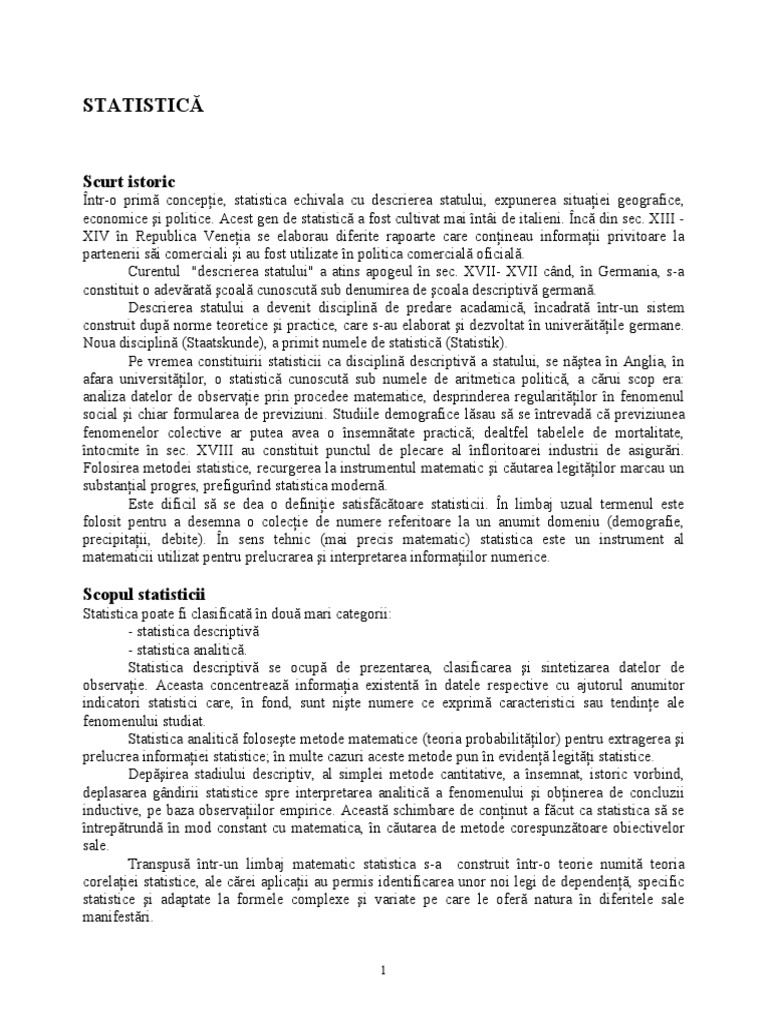 Statistic A | PDF
