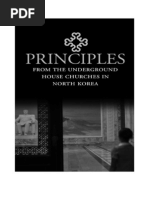 Principles from the Underground House Churches in North Korea