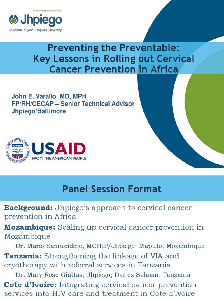 Cervical Cancer Prevention in Africa | PDF