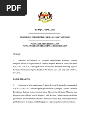 Pindaan Skim Perkhidmatan Ppkp Pdf