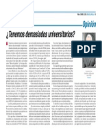 Muchos o Pocos Universitarios PDF