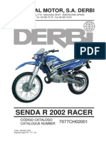 Manual Despiece Derbi Senda R 1999-2000