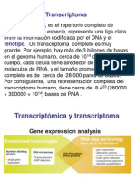 Proteoma y Transcriptoma 2014-1