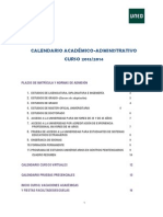 Calendario-Academico-Administrativo-2013-2014 Uned PDF