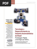 Desenvolvimento de projetos no Brasil