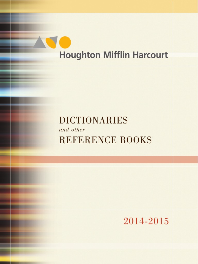 Houghton Mifflin Harcourt Reference Catalog 20142015 Advanced