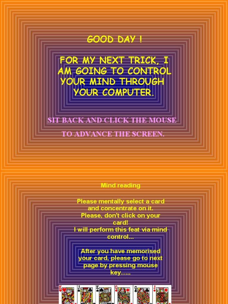 Interactive Mind Trick | PDF