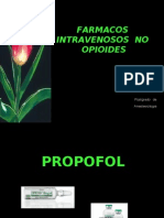 FARMACOLOGIA Farmacos EV No Opioides