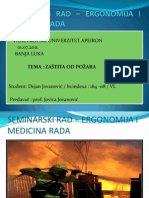 Seminarski Rad - Ergonomija I Medicina Rada