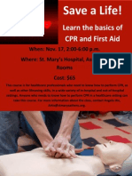 cpr class flyer