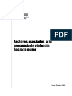 Factores Asociados A La Violencia Mujer