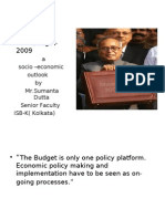 Social Issue of Budet 2009