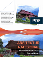 ARSITEKTUR TRADISIONAL - BanuaMbaso
Rumah Adat Tradisional Suku Kaili