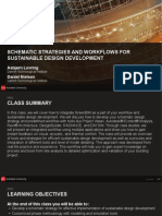 Schematic Strategies and Workflows for Sustainable Design Development