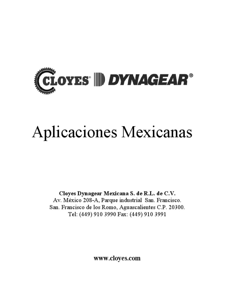 Catalogo Cloyes Master PDF Electric Vehicle Transport Companies