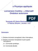 Cours Onduleur Autonome Tgett PDF