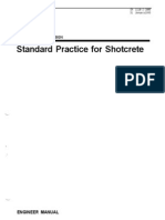 Standard Practice For Shotcrete (U.s.army)