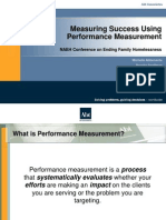 Measuring Success Using Performance Measurement: NAEH Conference On Ending Family Homelessness