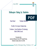 Helicopter Sizing by Statistics