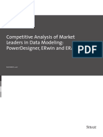 Competitive Analysis of Market Leaders in Data Modeling
