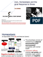 Walter Cannon, Homeostasis and the Physiological Response to Stress