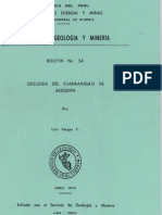 Geología - Cuadrangulo de Arequipa (33s), 1970