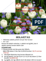 Molaritas, Normalitas Dan Pengenceran PDF