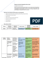 Emotional Regulation Plan