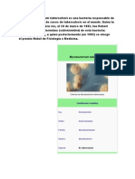 Mycobacterium Tuberculosis