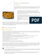 Receta Tradicional de La Paella Valenciana