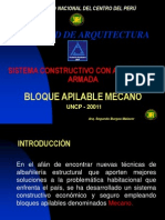 Bloques de Albañileria Armada - Mecano