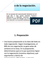 Proceso de La Negociación