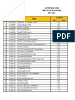 Rekapitulasi Nilai UTS