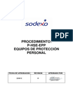 P-HSE-EPP Equipos de Protección Personal. Rev. 01