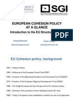 EU Cohesion Policy: Funds, Objectives, and Key Actors