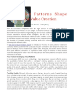 Value Patterns BY BOSTON CONSULTING GROUP