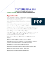 Current Affairs July 2013hbhjbh