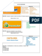 Lista de Materiales