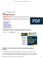 Visual-Basic Projects On School Management System - ITProjectz