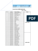 Interview Slots