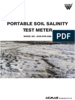 Portable Soil Salinity Test Meter