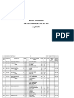 TIMETABLE