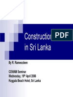 Construction Sector in Sri Lanka