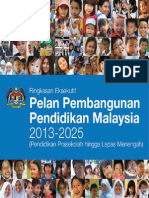 Pelan Pembangunan Pendidikan Malaysia (Ringkasan Eksekutif)