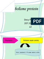 Metabolisme proteincy