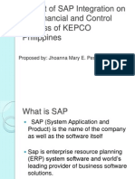 Impact of SAP Integration On The Financial and Control Process of KEPCO Philippines