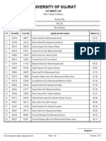 1st  BS Botany